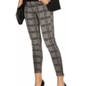 ❤️ CURRENT/ELLIOTT PLAID SOHO ZIP STILETTO
